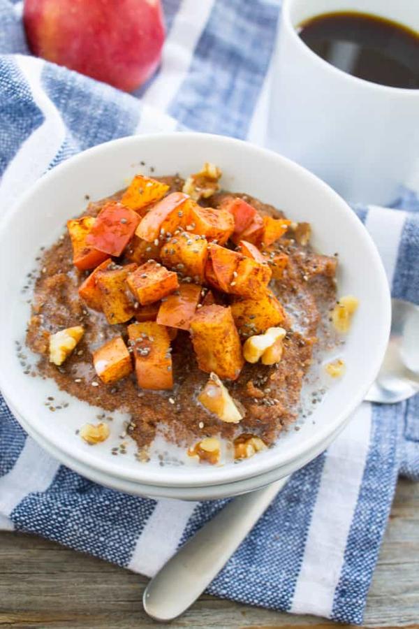 Apple Pie Teff Porridge (Gluten-Free)