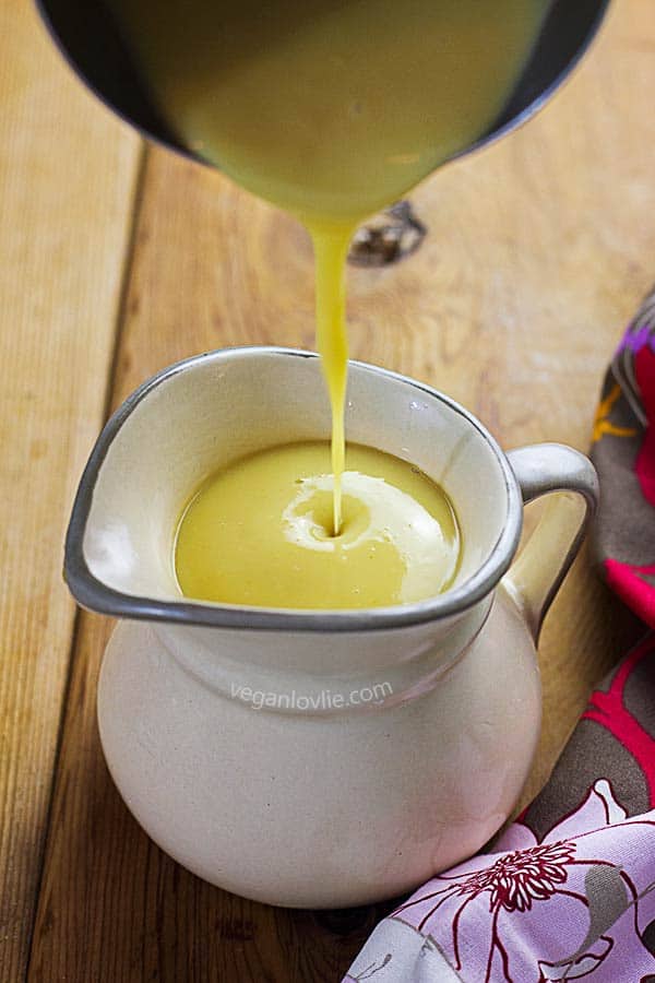 Custard Sauce with Rose Water