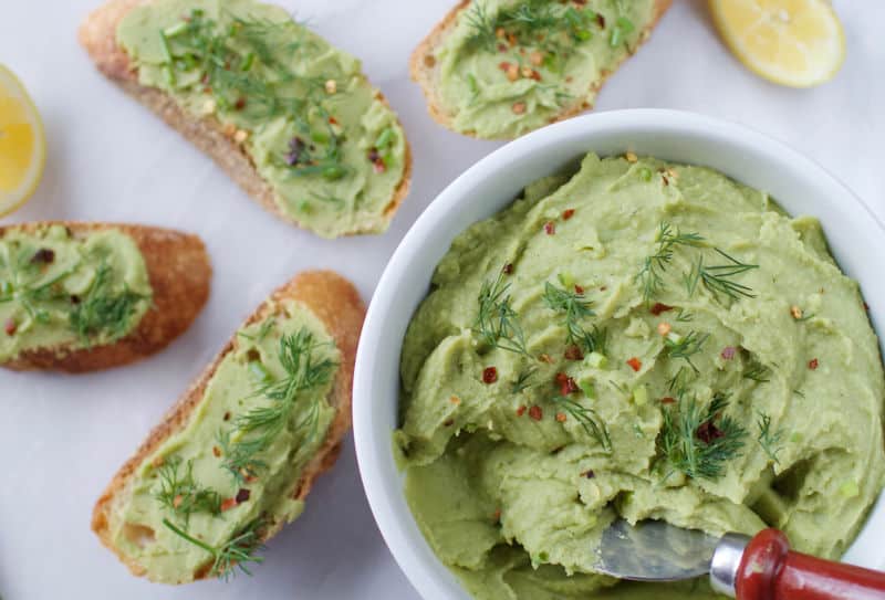 Dill and Chive Bean Dip or Spread