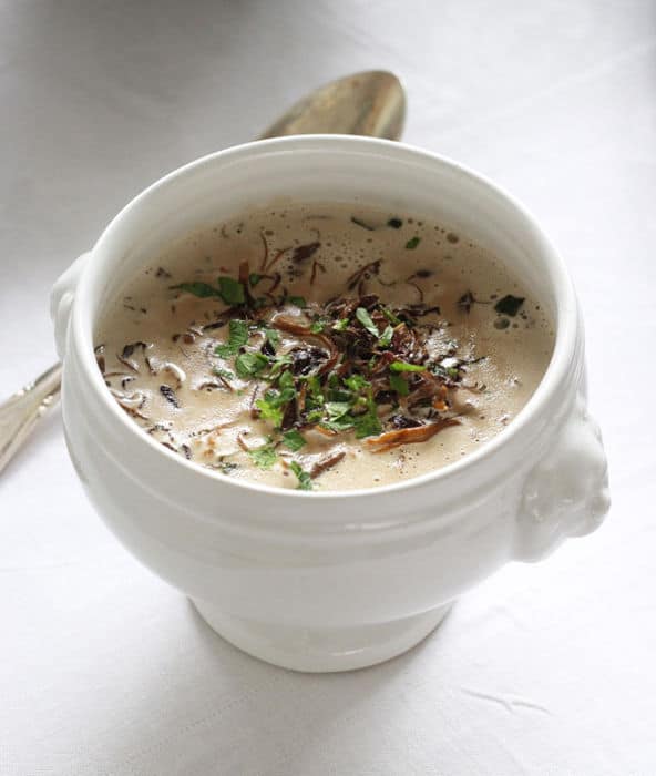 Frothy Wild Forrest Mushroom Sauce