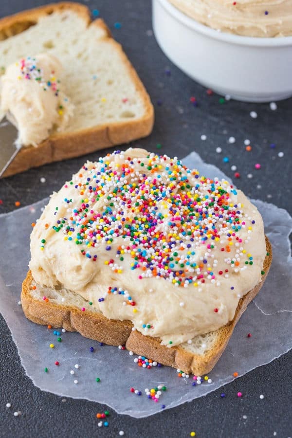 Healthy Low Carb Cake Batter Spread