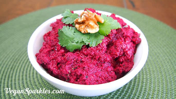 Roast Beetroot and Walnut Dip