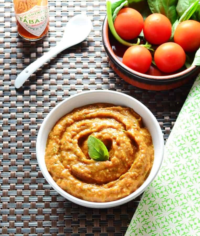 Roasted Pepper Tomato Dip