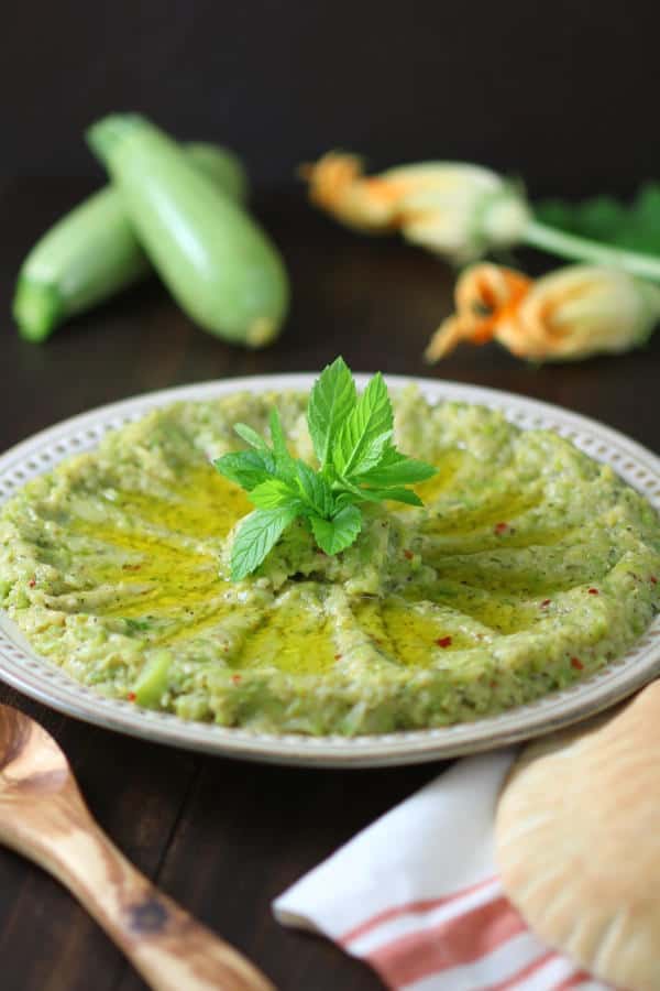 Zucchini Mint Spread