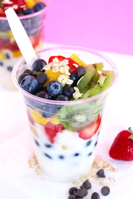 Jumbo Fruit Cups with Coconut Yogurt