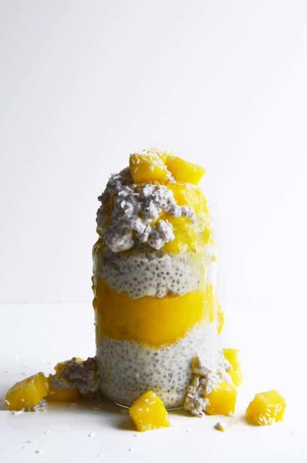 Mango Coconut Chia Pudding