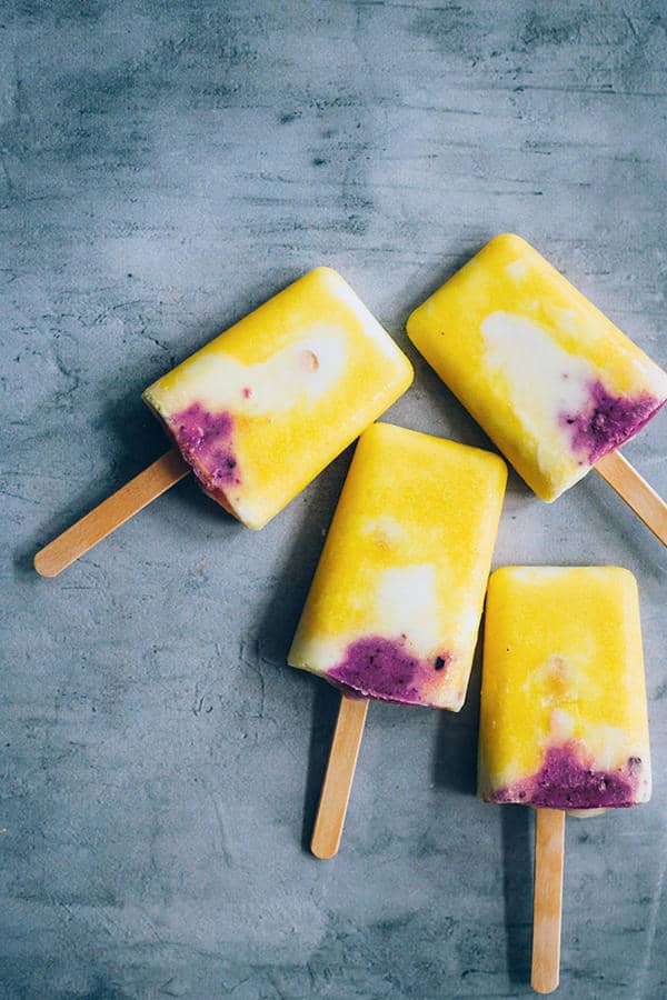 Mango Ice Cream Pops