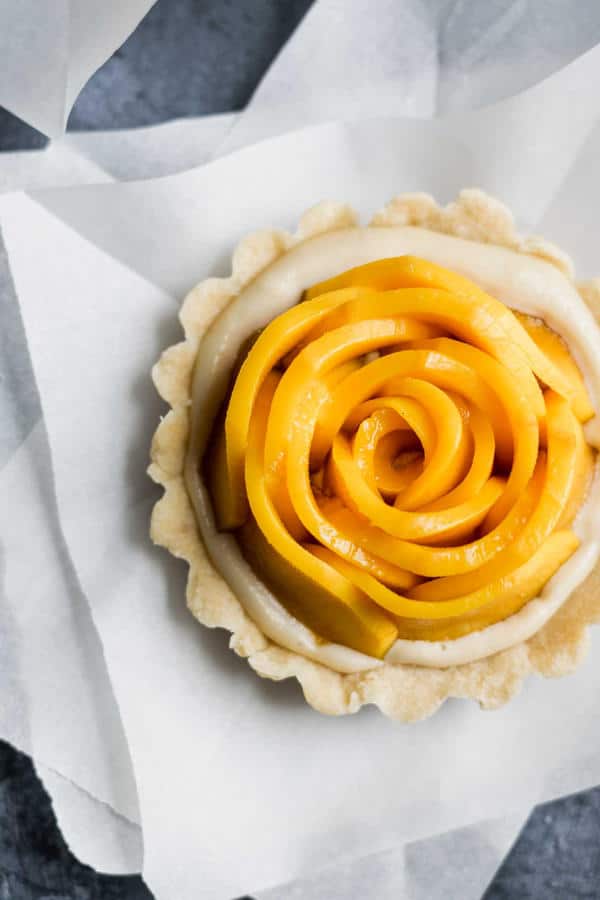 Mango Tarts with Vanilla Pastry Cream