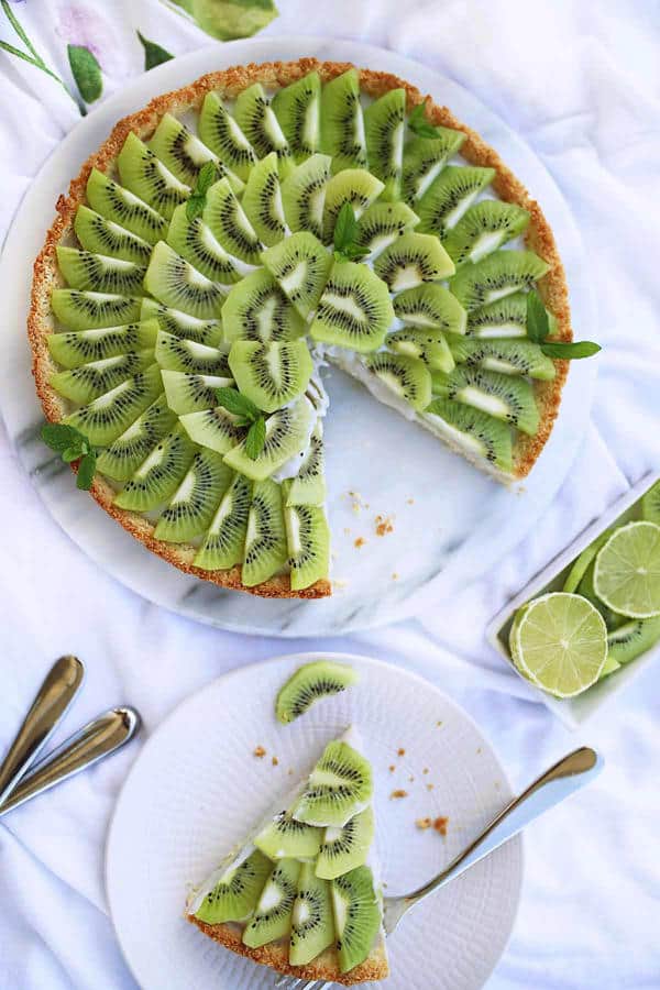 Refreshing Kiwi-Coconut Tart