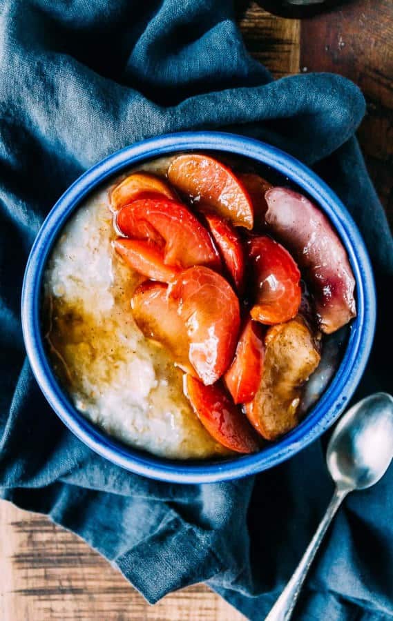 Roasted Stone Fruit Oatmeal