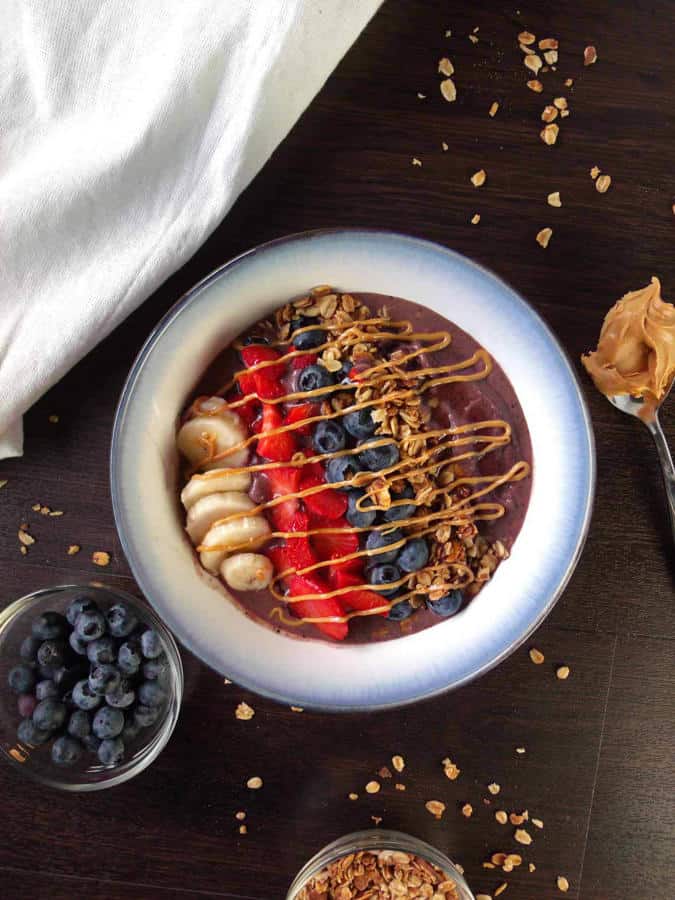 Acai Peanut Butter Bowl