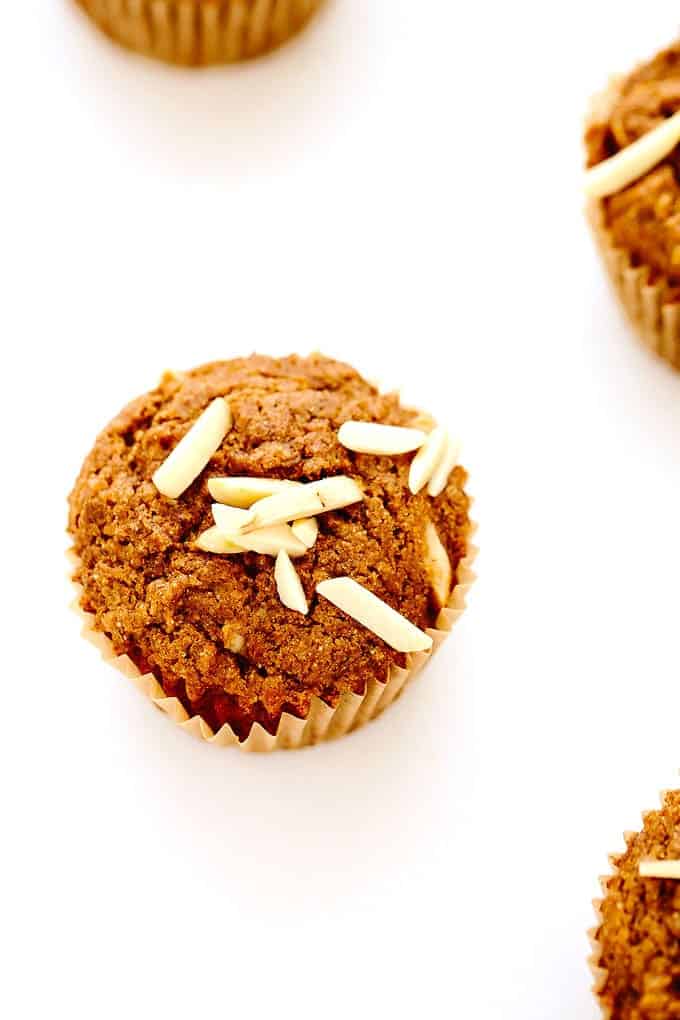 Apple Cinnamon Almond Muffins