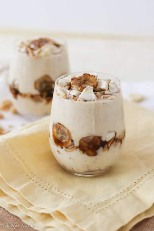 Banana Peanut Butter Protein Pudding