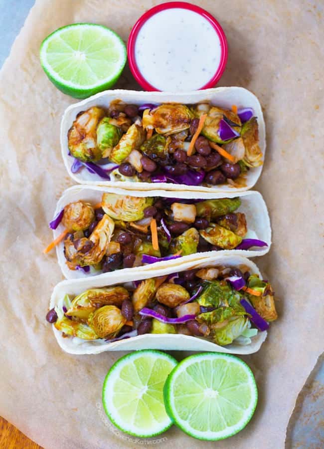 Barbecue Brussels Sprouts Tacos (Gluten-Free)