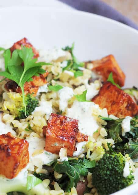 BBQ Tofu Protein Bowl