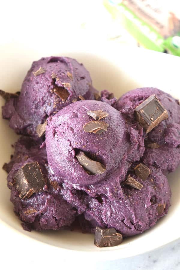 Black Raspberry Chip Protein Nice Cream