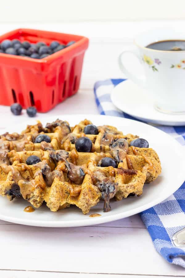 Blueberry Muffin Protein Waffle