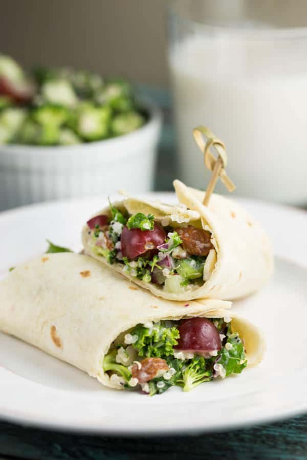 Broccoli Quinoa Wrap (Gluten-Free)