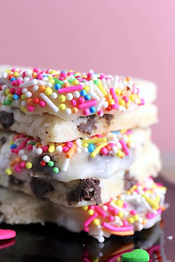 Chocolate Chip Cookie Hearts