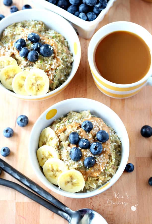 Chocolate Protein Zucchini Oatmeal