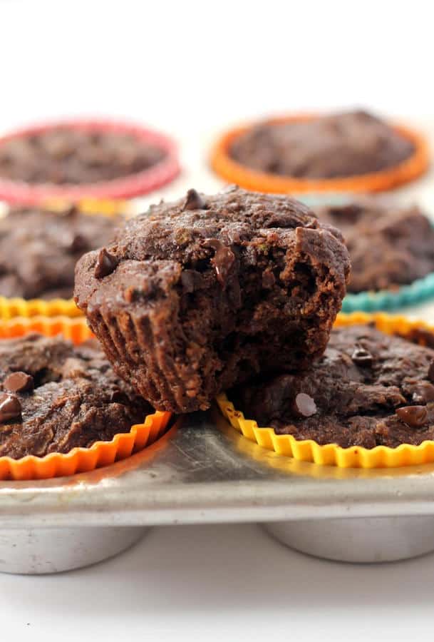 Chocolate Zucchini Muffins