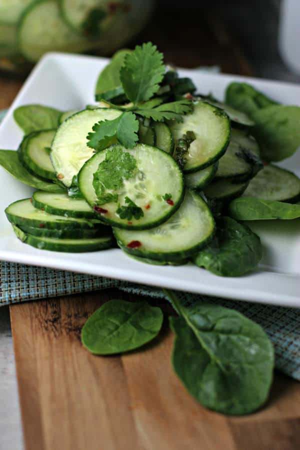 Cilantro Lime Cucumbers