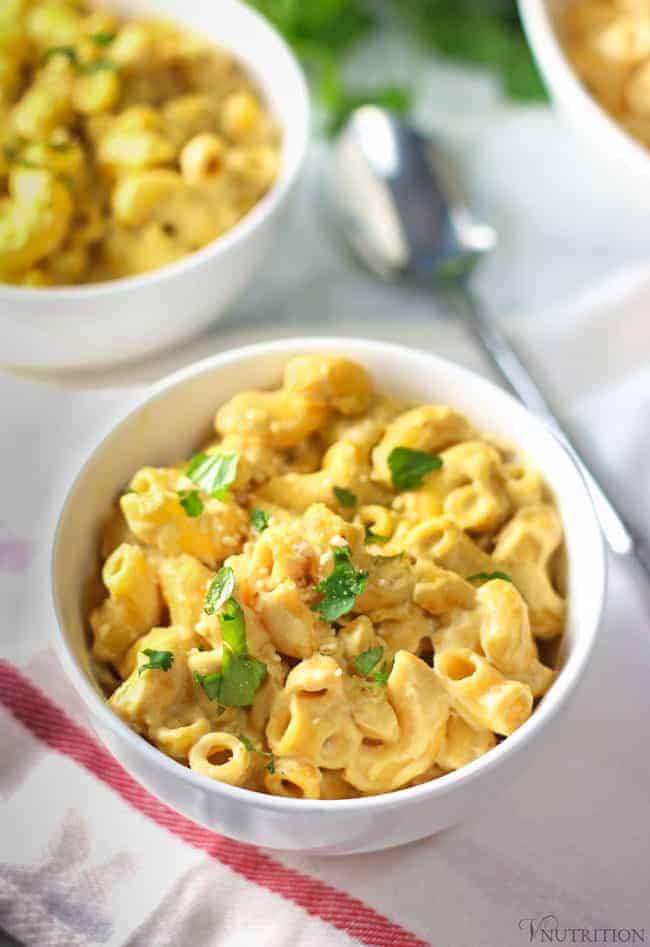 Creamy Cashew Mac and Cheese