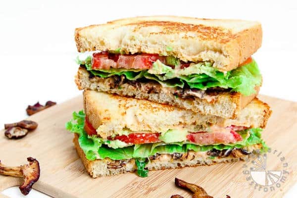 Crispy Mushroom Avocado Sandwich with Chipotle Green Onion Aioli (Gluten-Free)