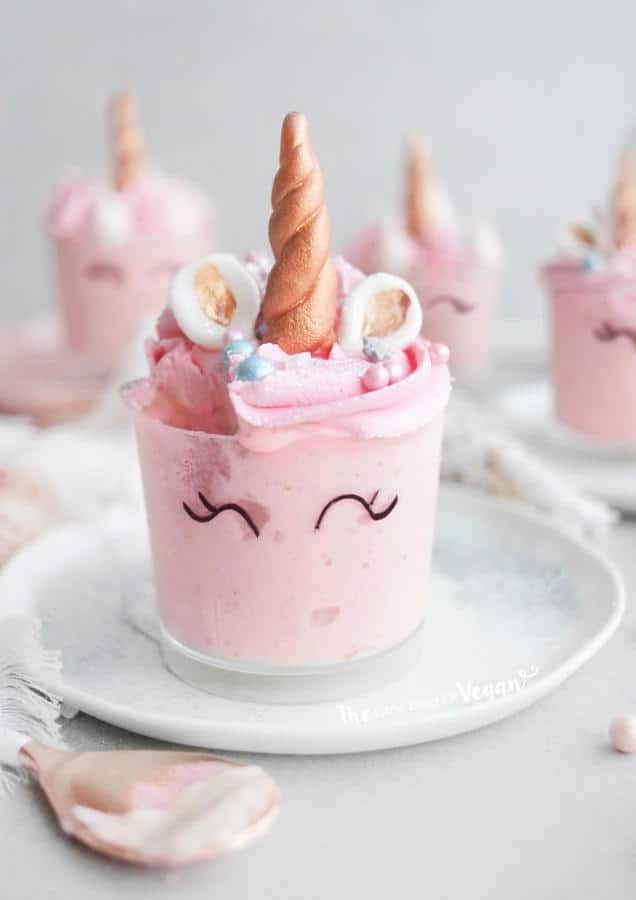 Easy Banana and Coconut Unicorn Dessert