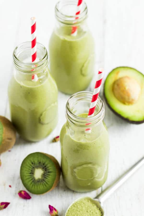 Green Kiwi Matcha Protein Smoothie