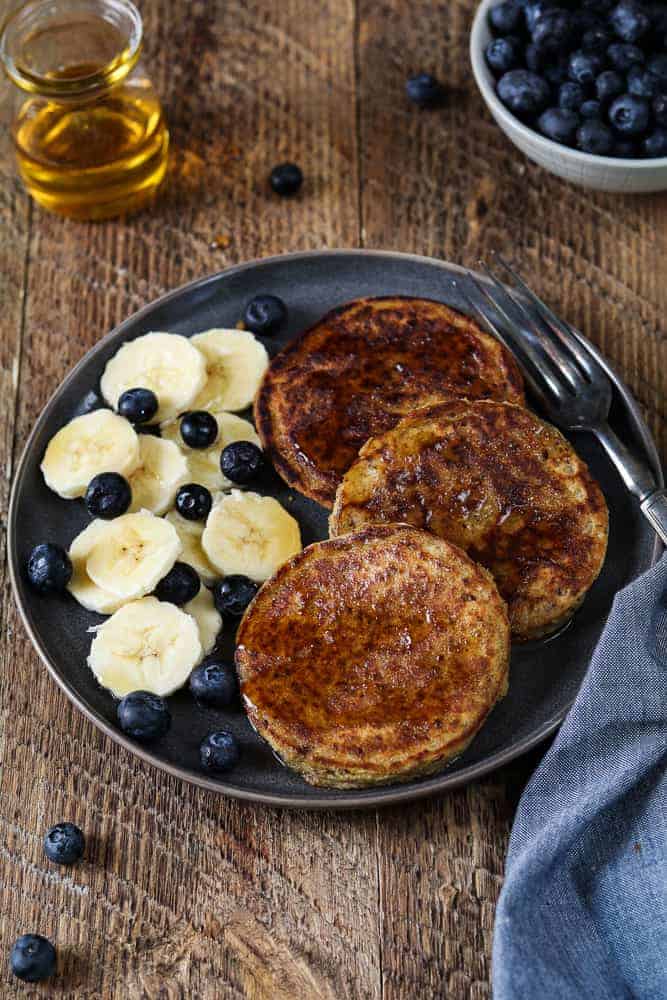 Healthy Vegan Protein Pancakes (Gluten-Free)