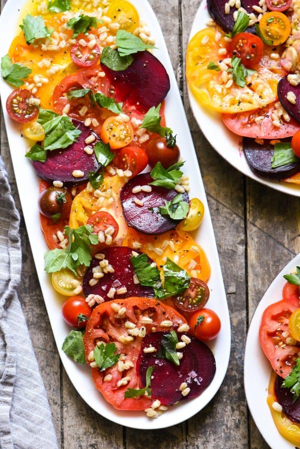 Heirloom Tomato and Beet Salad