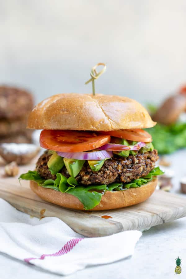 High-Protein Mushroom Burgers