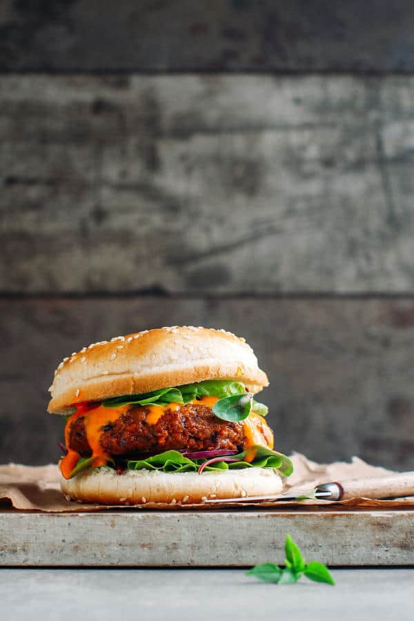 High-Protein Vegan Burgers