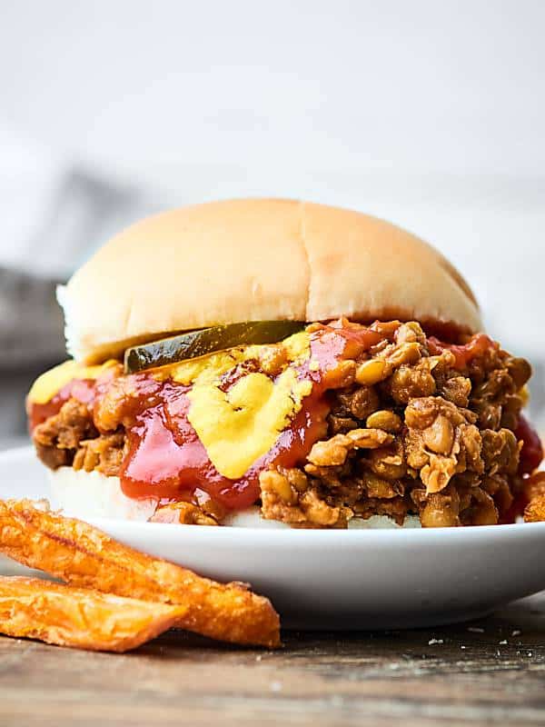 Instant Pot Lentil Sloppy Joes Recipe