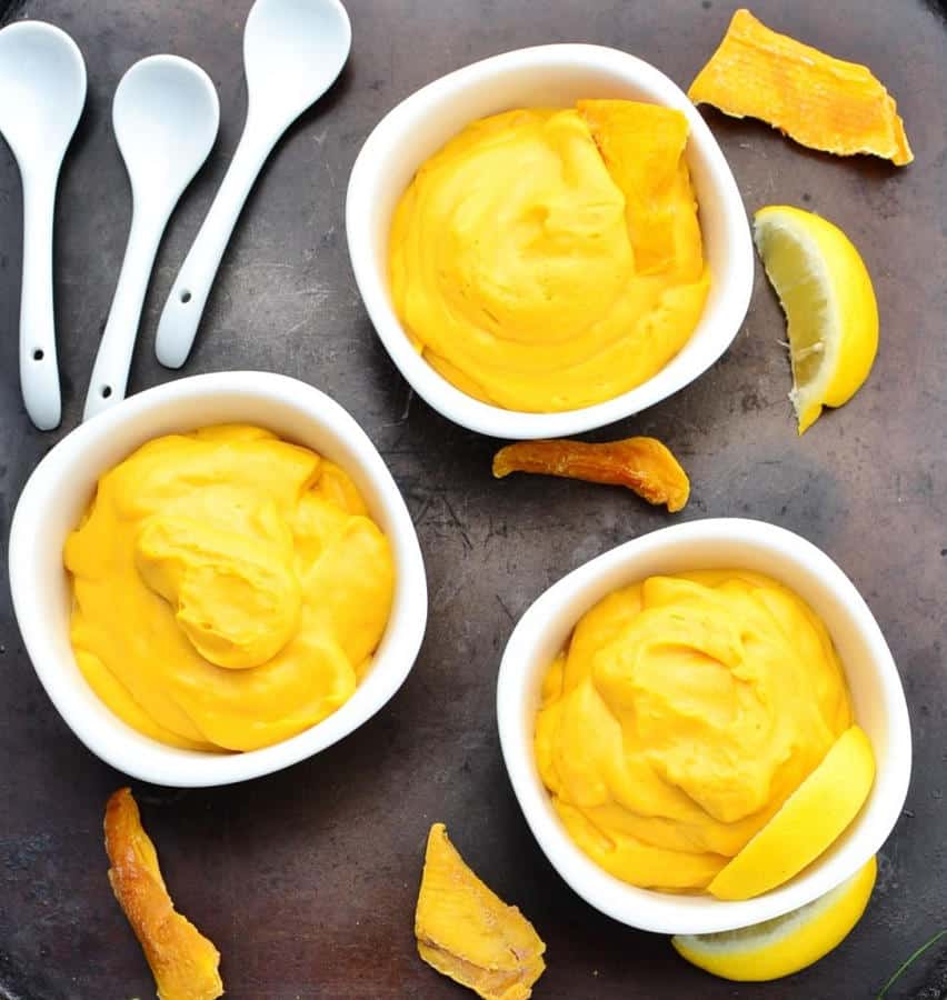 Mango Mousse with Sweet Potato