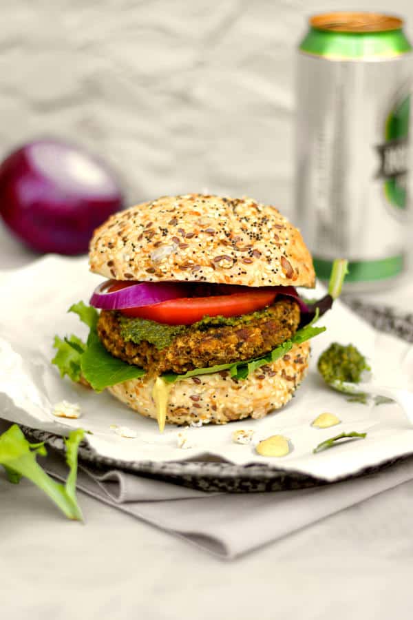 Mushroom Millet Burgers