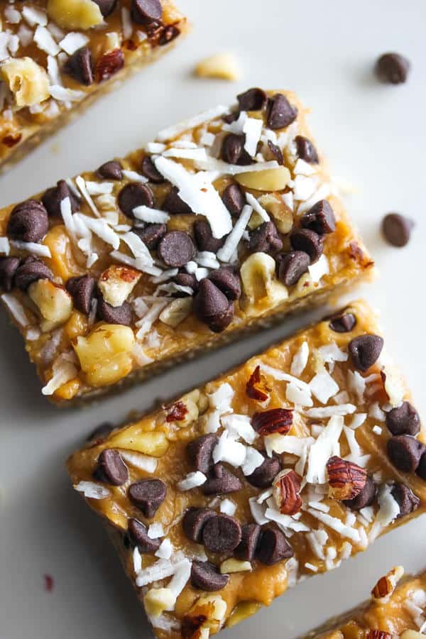 No-Bake Peanut Butter Magic Bars