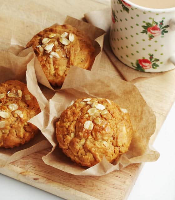Parsnip and Maple Muffins