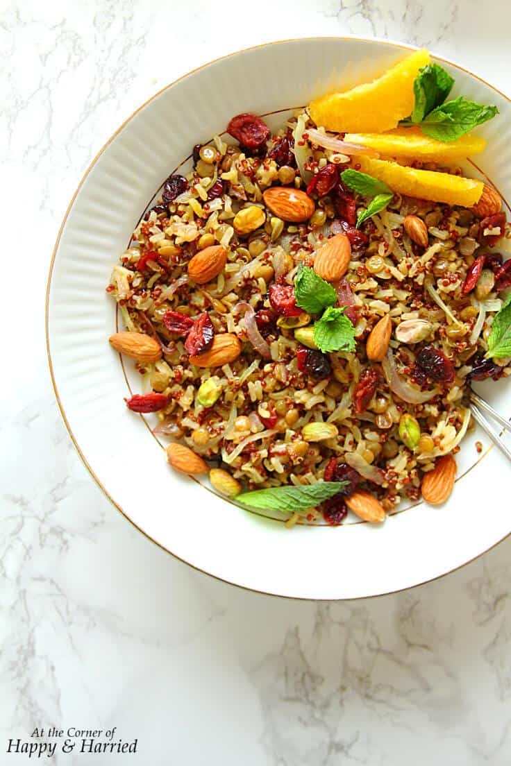 Protein-Packed Persian Jeweled Pilaf (Gluten-Free)