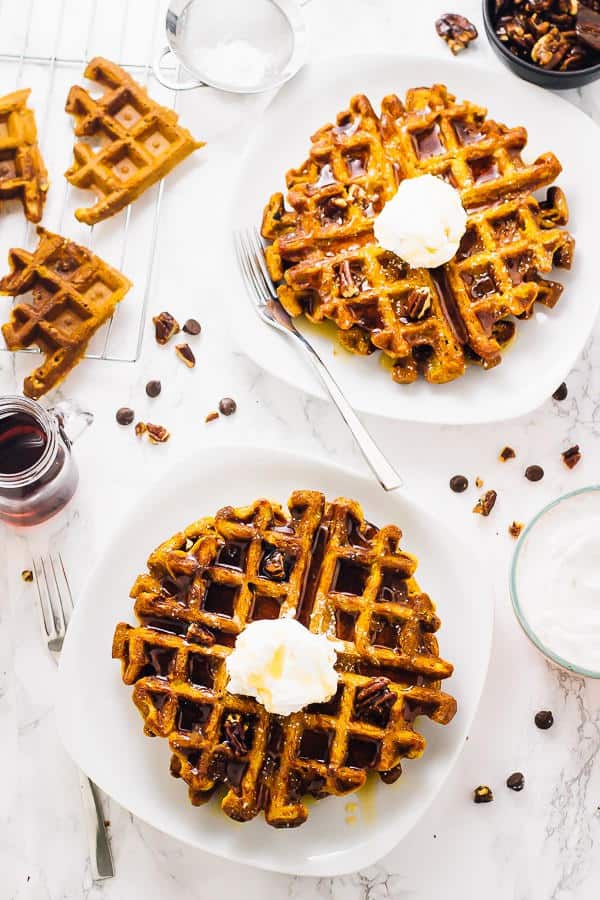 Pumpkin Waffles (Gluten-Free)