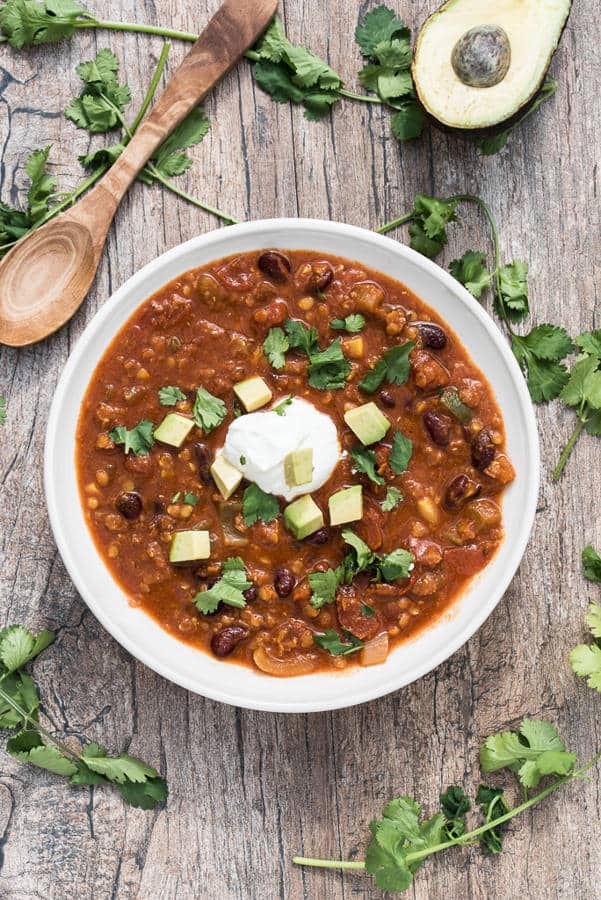 Quick Red Lentil Chili (Protein-Packed)