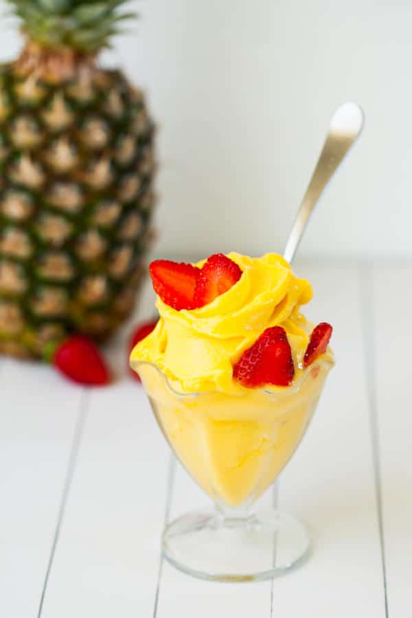 Raw Pineapple Mango Sorbet