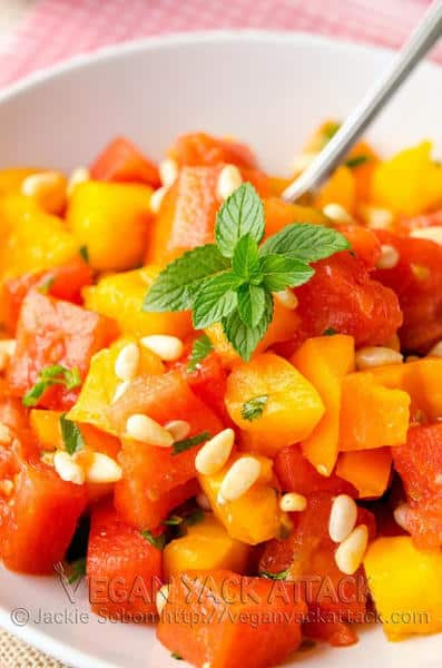 Refreshing Watermelon Tomato Salad