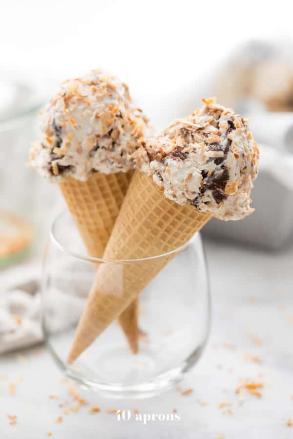 Samoas Cookies Ice Cream Recipe