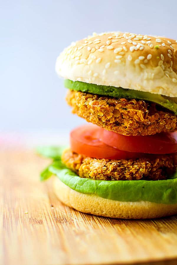 Smoky Sweet Potato and Lentil Burgers (Gluten-Free)