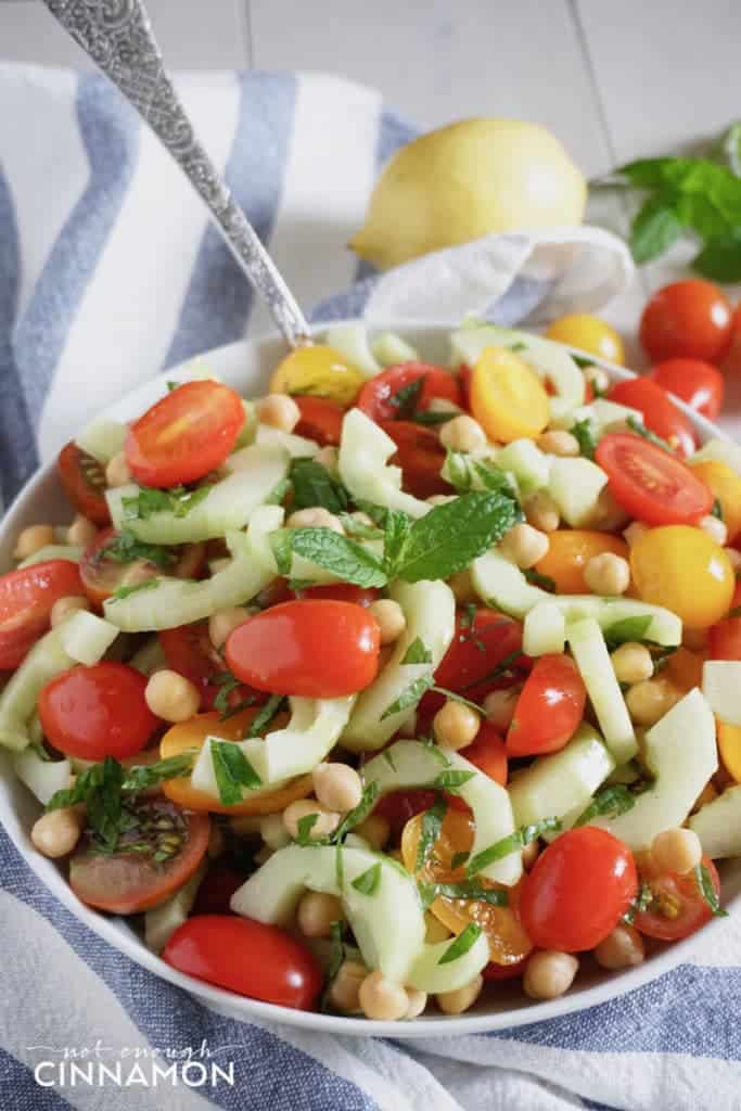 Solal’s Summer Chickpea Salad
