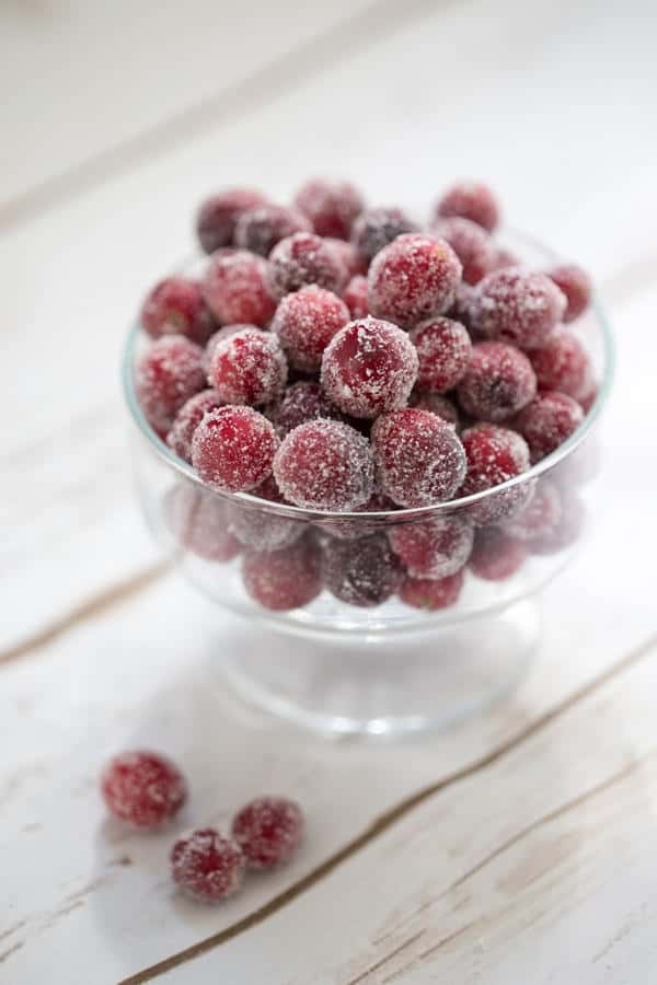 Sparkling Sugar-Frosted Cranberries