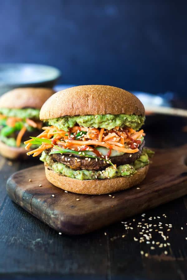 Spicy Miso Portobello Mushroom Burger