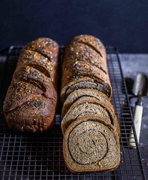 Spiral Seeded Protein Bread